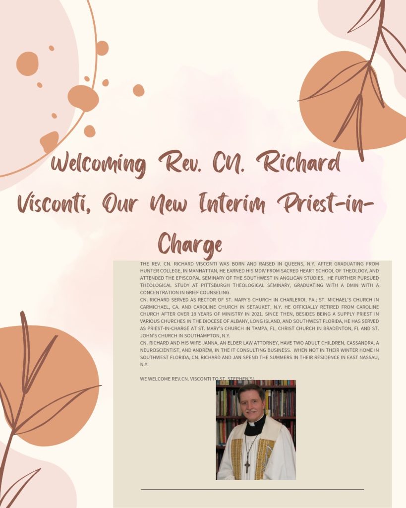 Welcome Cn. Richard